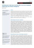 Actinomycetes: what more can they offer in an era of metabolic engineering and artificial intelligence?