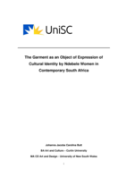 The Garment as object of expression of cultural identity by Ndebele women in contemporary South Africa