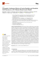 Synergistic Antitumor Effects of Caerin Peptides and Dendritic Cell Vaccines in a 4T-1 Murine Breast Cancer Model