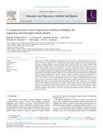 A scoping literature review of generative artificial intelligence for supporting neurodivergent school students