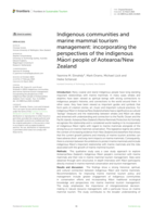 Indigenous communities and marine mammal tourism management: incorporating the perspectives of the indigenous Māori people of Aotearoa/New Zealand