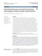 Unlocking the power of youth: harnessing technology to break through market barriers