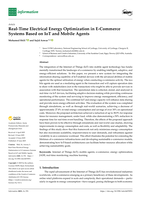 Real-Time Electrical Energy Optimization in E-Commerce Systems Based on IoT and Mobile Agents