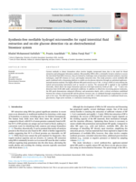 Synthesis-free swellable hydrogel microneedles for rapid interstitial fluid extraction and on-site glucose detection via an electrochemical biosensor system