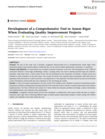 Development of a Comprehensive Tool to Assess Rigor When Evaluating Quality Improvement Projects