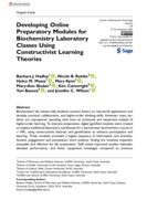 Developing Online Preparatory Modules for Biochemistry Laboratory Classes Using Constructivist Learning Theories
