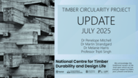 Timber Circularity Project Update, July 2025