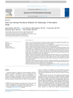 Heat loss during procedural sedation for endoscopy: A descriptive study