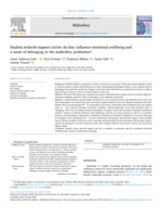 Student midwife support circles: do they influence emotional wellbeing and a sense of belonging to the midwifery profession?