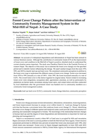Forest Cover Change Pattern after the Intervention of Community Forestry Management System in the Mid-Hill of Nepal: A Case Study