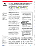 How much running is too much? Identifying high-risk running sessions in a 5200-person cohort study