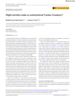 Might termites make us unintentional 'Carbon Cowboys'?