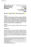 Digital Divide and Quantum Jump Strategies
