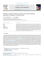 Hashtags as attention seeking in a global event: Gender hijacking, spamming, and appeals to unrelated causes
