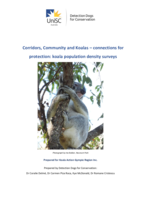 Corridors, Community and Koalas – connections for protection: koala population density surveys