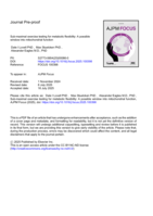 Sub-maximal exercise testing for metabolic flexibility: A possible window into mitochondrial function