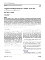 A sporting chance: the (dis)advantage of disability, and the need for a fair and meaningful contest