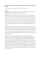 Exploring climate smart school meals within Pacific Island communities: a scoping review protocol