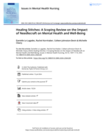 Healing Stitches: A Scoping Review on the Impact of Needlecraft on Mental Health and Well-Being