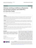 Adverse working conditions in Romanian out-of-hours primary care (OOH-PC): an interview study