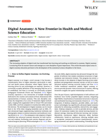 Digital Anatomy: A New Frontier in Health and Medical Science Education