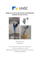 Biodiscovery of Venom Proteins in the Bluebottle Jellyfish, Physalia utriculus