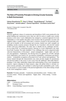 The Role of Proximity Principle in Driving Circular Economy in Built Environment