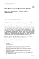 Stock Markets Cycles and Macroeconomic Dynamics