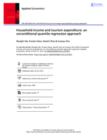 Household income and tourism expenditure: an unconditional quantile regression approach