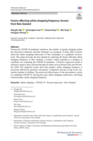 Factors affecting online shopping frequency: lessons from New Zealand