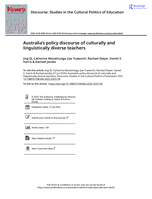 Australia’s policy discourse of culturally and linguistically diverse teachers