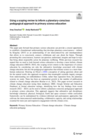 Using a scoping review to inform a planetary-conscious pedagogical approach to primary science education