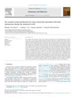 Are women's sexual preferences for men's facial hair associated with their testosterone during the menstrual cycle?