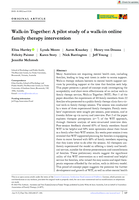 Walk-in Together: A pilot study of a walk-in online family therapy intervention