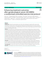Enhancing treatment outcomes after gynaecological cancer (ACUMEN): a randomised controlled exercise trial protocol