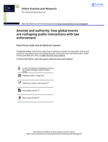 Anomie and authority: how global events are reshaping public interactions with law enforcement