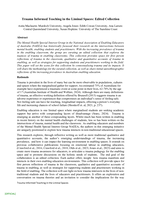 Trauma Informed Teaching in the Liminal Spaces: Edited Collection