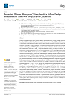 Impact of Climate Change on Water-Sensitive Urban Design Performances in the Wet Tropical Sub-Catchment