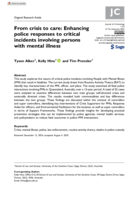 From crisis to care: Enhancing police responses to critical incidents involving persons with mental illness