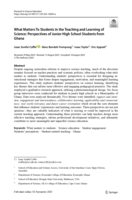 What Matters To Students in the Teaching and Learning of Science: Perspectives of Junior High School Students from Ghana