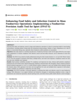 Enhancing Food Safety and Infection Control in Mass Foodservice Operations: Implementing a Foodservice Provision Audit Tool for Sport (FPAT‐S)