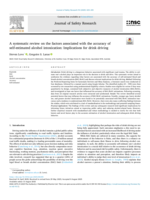 A systematic review on the factors associated with the accuracy of self-estimated alcohol intoxication: Implications for drink driving