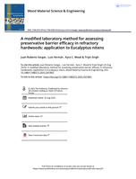 A modified laboratory method for assessing preservative barrier efficacy in refractory hardwoods: application to Eucalyptus nitens