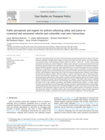Public perceptions and support for policies enhancing safety and justice in connected and automated vehicles and vulnerable road users interactions