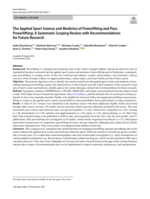 The Applied Sport Science and Medicine of Powerlifting and Para Powerlifting: A Systematic Scoping Review with Recommendations for Future Research