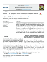 Increases in the incremental exercise mean response time across the steady state domain: Implications for exercise testing & prescription