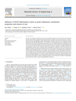 Influence of ECAP deformation routes on grain refinement, mechanical properties and texture of zinc