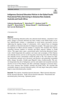 Indigenous Doctoral Education Policies in the Global South: Postcolonial Policy Borrowing in Aotearoa New Zealand, Australia and South Africa
