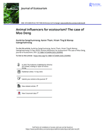 Animal influencers for ecotourism? The case of Moo Deng