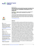 Development and proof of concept evaluation for a low resource compatible Chikungunya virus diagnostic